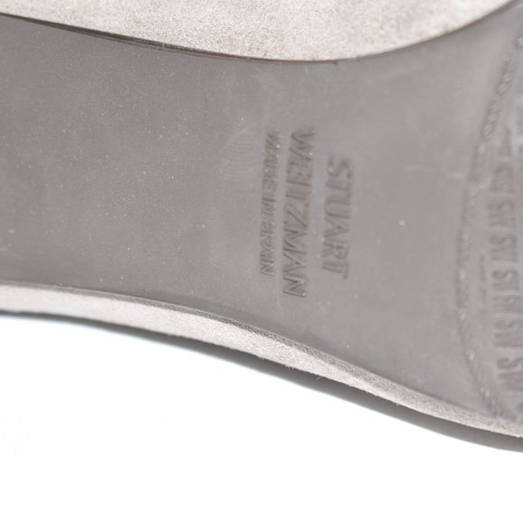 STUART WEITZMAN GLOVE BOOTIE SOCK BEIGE NUDE HIGHLAND SUEDE 8 (P17) - Picture 9 of 10